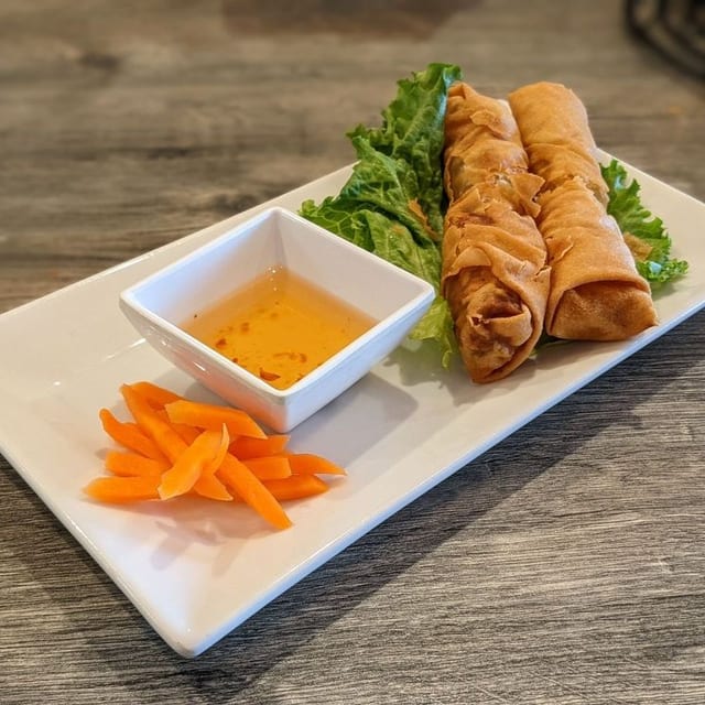 A2. Crispy Fried Spring Rolls.